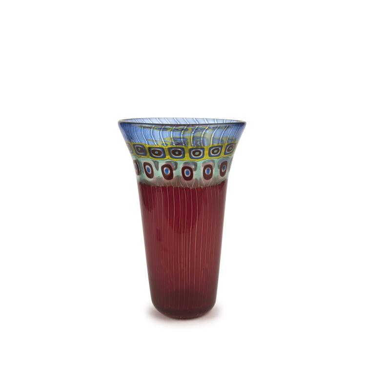 Hauptbild zu Objekt, 'Murrine' vase, 1958-68, Anzolo Fuga, A.Ve.M., Murano, 137C 740