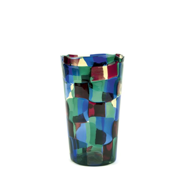 Hauptbild zu Objekt, 'Pezzato' vase, c1951, Fulvio Bianconi, Venini & C., Murano, 137C 640