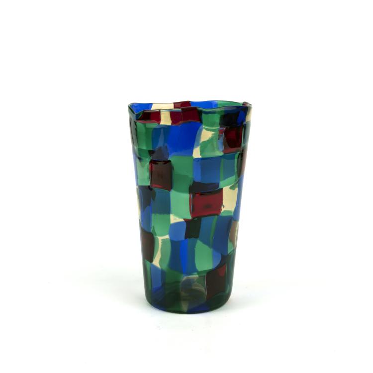 Bild 1 zu Objekt, 'Pezzato' vase, c1951, Fulvio Bianconi, Venini & C., Murano, 137C 640