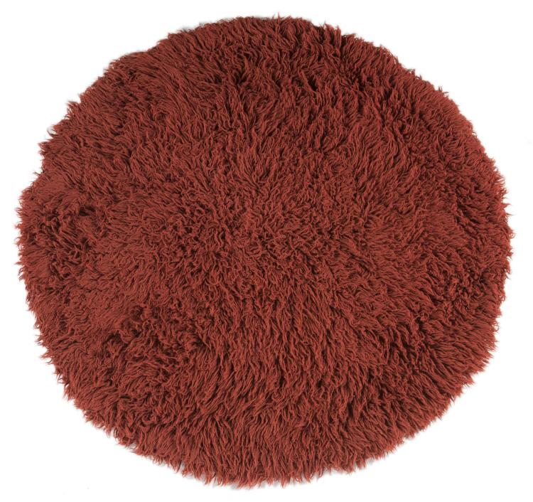 Hauptbild zu Objekt, Runder Teppich, 1970er Jahre , Italien, 137B 404