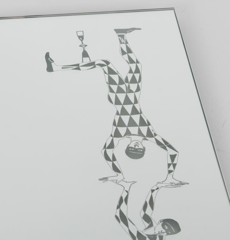 Bild 2 zu Objekt, Beleuchteter Spiegel 'Acrobati', 2000er Jahre , Barnaba Fornasetti, Antonangeli Illuminazione, Paderno Dugnano/Mailand, 137B 558