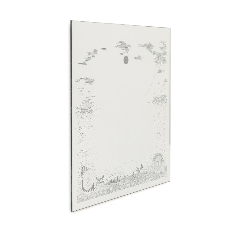 Hauptbild zu Objekt, Beleuchteter Spiegel 'Fondo Marino', 2000er Jahre, Barnaba Fornasetti, Antonangeli Illuminazione, Paderno Dugnano/Mailand, 139B 423