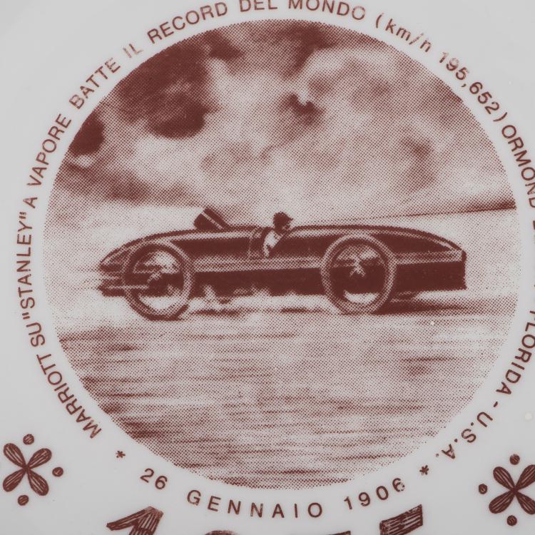 Bild 2 zu Objekt, Acht Teller 'Salone Internazionale dell'Automobile di Torino', 1968-1975, Piero Fornasetti, Fornasetti, Mailand, 137B 514