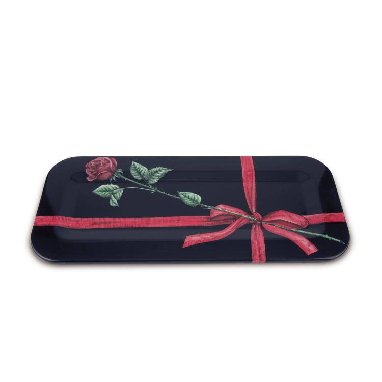 Hauptbild zu Objekt, 'Nastro con rose' tray, 2000s, Barnaba Fornasetti, Fornasetti, Mailand, 137B 539