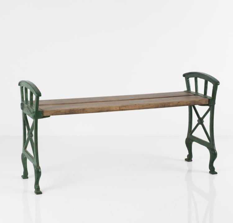 Bild 2 zu Objekt, 'Parkb&auml;nk No. 2', c1922, Folke Bensow, N&auml;fveqvarns Bruk, Schweden, 137A 4