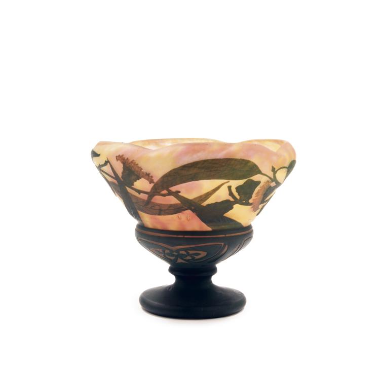 Hauptbild zu Objekt, 'Eucalyptus' goblet, 1913, Daum Fr&egrave;res, Nancy, 138B 164