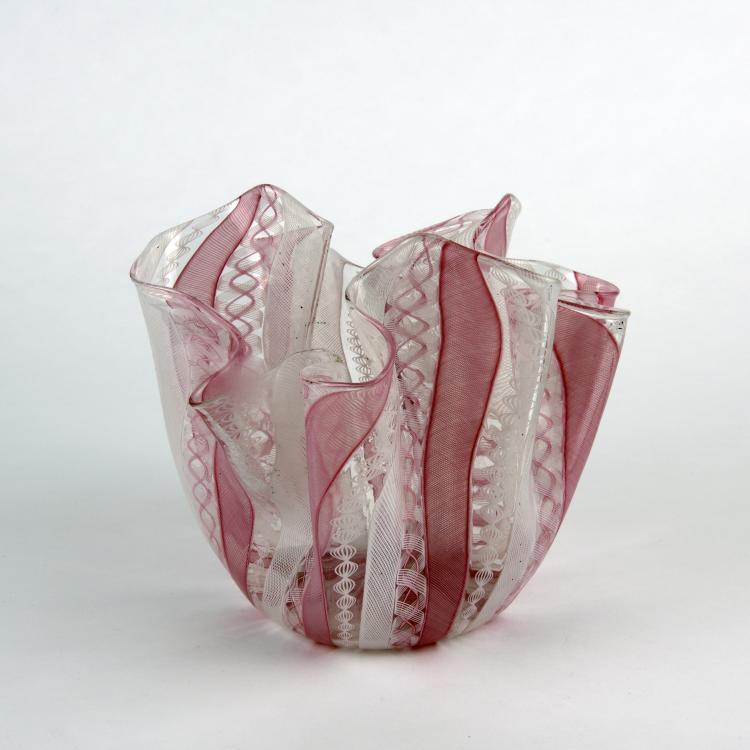 Bild 1 zu Objekt, 'Fazzoletto zanfirico' vase, 1949/50, Fulvio Bianconi, Venini & C., Murano, 137C 634