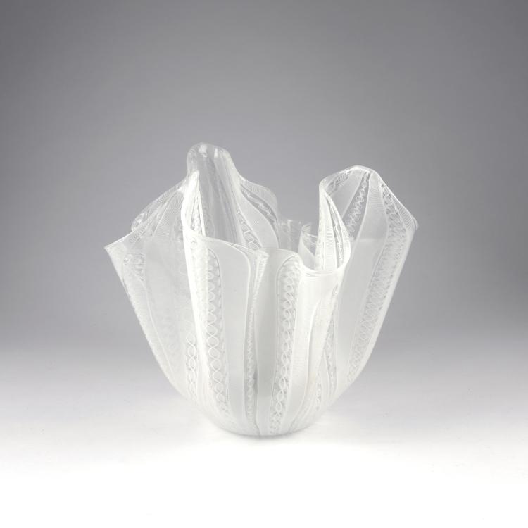 Bild 1 zu Objekt, 'Fazzoletto zanfirico' vase, 1949/50, Fulvio Bianconi, Venini & C., Murano, 137C 635