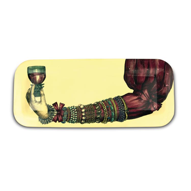 Hauptbild zu Objekt, Tablett 'Braccio ingioiellato', 1950/60er Jahre, Piero Fornasetti, Fornasetti, Mailand, 137B 531