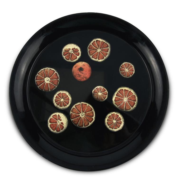 Hauptbild zu Objekt, 'Fette d'Arancia' tray, 1950s, Piero Fornasetti, Fornasetti, Mailand, 137B 532