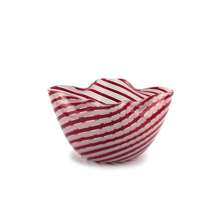 Hauptbild zu Objekt, Schale 'A fasce', um 1952, Flavio Poli, Seguso Vetri d'Arte, Murano, 137C 721