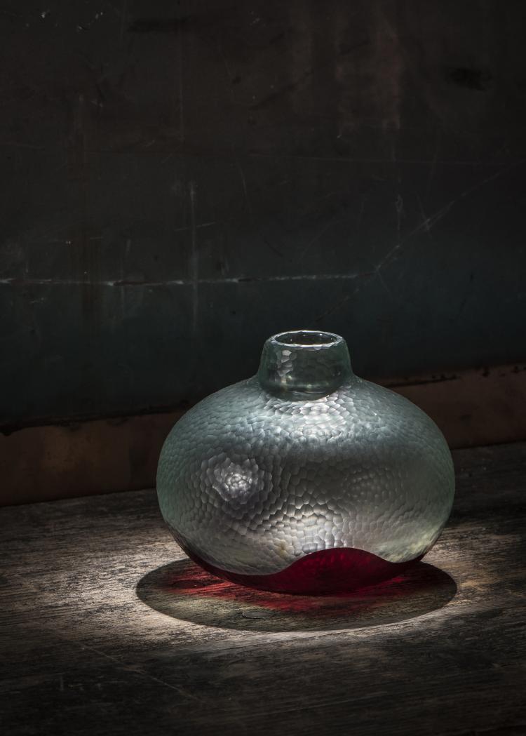 Bild 1 zu Objekt, Vase 'Battuto bicolore', um 1940, Carlo Scarpa, Venini & C., Murano, 137C 625