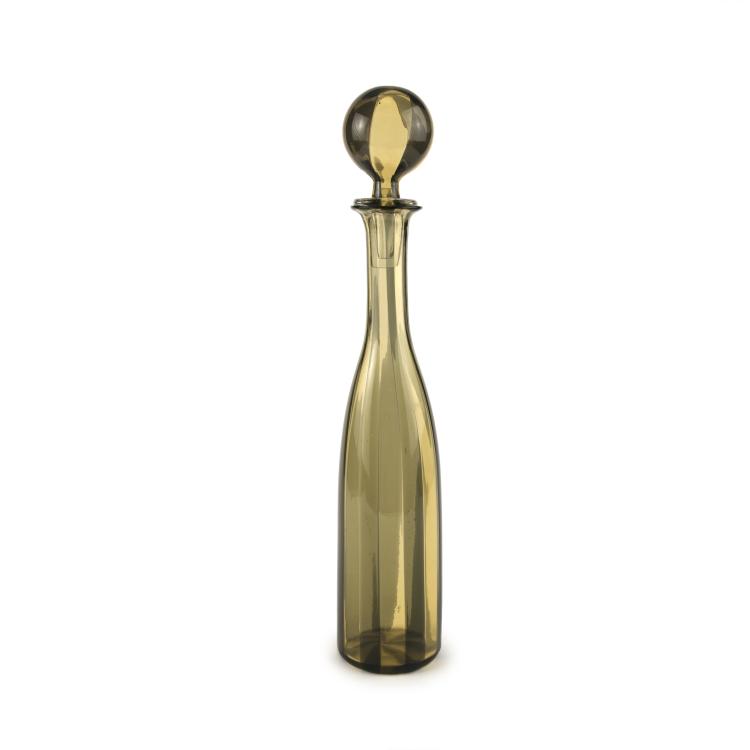 Hauptbild zu Objekt, Flasche mit Stopfen 'A fasce verticale', 1956, Paolo Venini, Venini & C., Murano, 137C 648