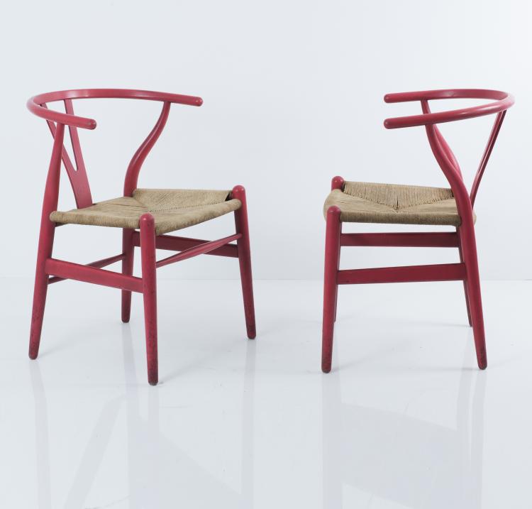 Bild 2 zu Objekt, Two 'Y' - 'CH-24' chairs, 1950, Hansen, Carl & S&oslash;n, Odense, 137A 40