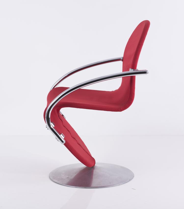 Bild 1 zu Objekt, Armlehnsessel '123', 1973/74, Verner Panton, Hansen, Fritz, Aller&oslash;d, 137A 200