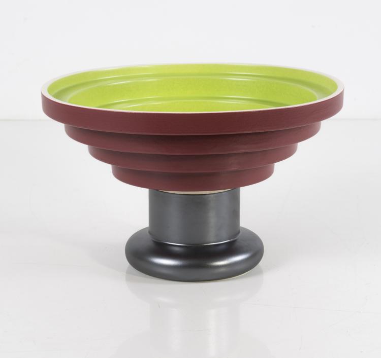 Bild 1 zu Objekt, Schale 'Alzata a Scalino' - '540', 1956, Ettore Sottsass, Bitossi, Montelupo, 137B 382