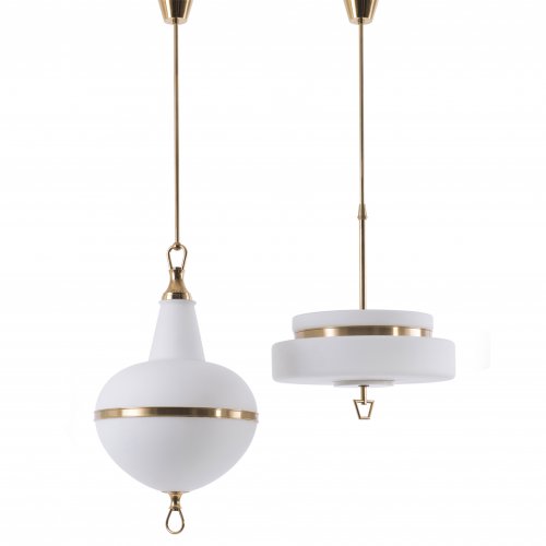 Two ceiling lights, c1955