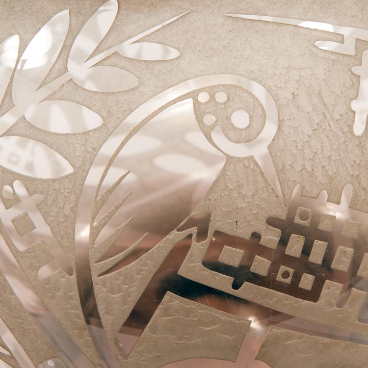 Bild 3 zu Objekt, Kugelvase 'Pinsons', um 1930, Daum Fr&egrave;res, Nancy, 138B 183