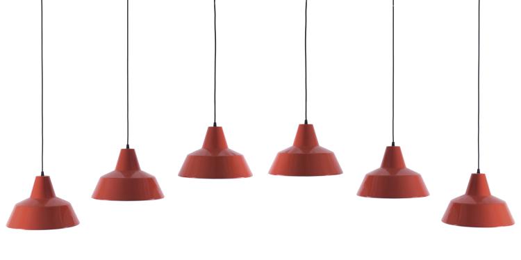 Bild 1 zu Objekt, Sechs Deckenleuchten, 1960er Jahre, Poulsen, Louis, Kopenhagen, 139B 476