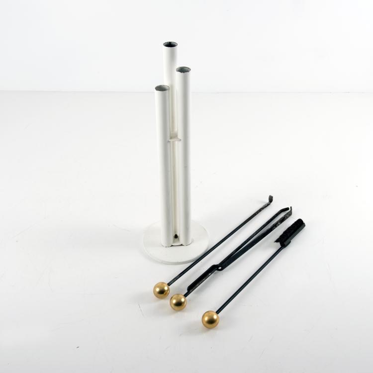 Bild 1 zu Objekt, Kaminset, um 1965 , Vereinigte Werkst&auml;tten, M&uuml;nchen, 137B 454