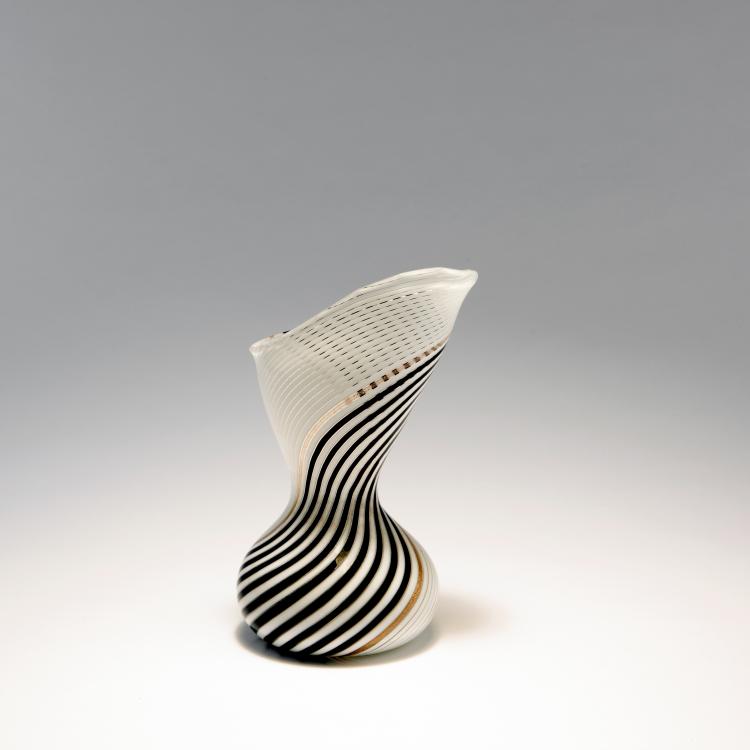 Bild 1 zu Objekt, 'Mezza filigrana' vase, 1954, Dino Martens, Toso, Aureliano, Murano, 140C 543