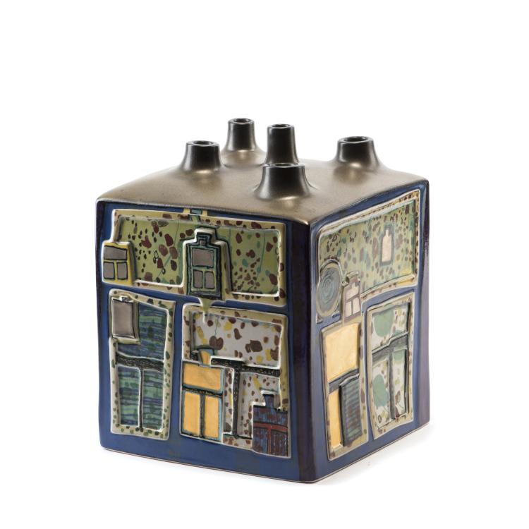 Hauptbild zu Objekt, 'Blumenhaus' object, 1983, Friedensreich Hundertwasser, Rosenthal. limitierte Kunstreihe, 138C 825