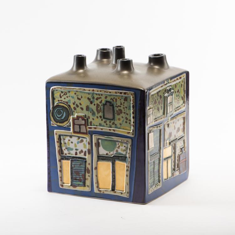 Bild 1 zu Objekt, 'Blumenhaus' object, 1983, Friedensreich Hundertwasser, Rosenthal. limitierte Kunstreihe, 138C 825