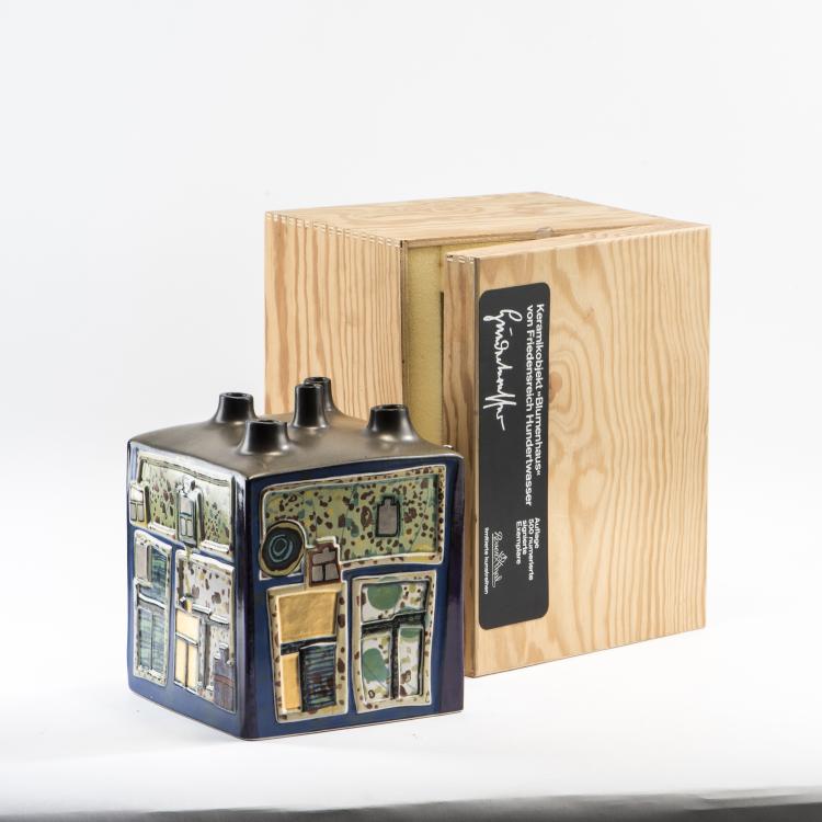 Bild 4 zu Objekt, 'Blumenhaus' object, 1983, Friedensreich Hundertwasser, Rosenthal. limitierte Kunstreihe, 138C 825