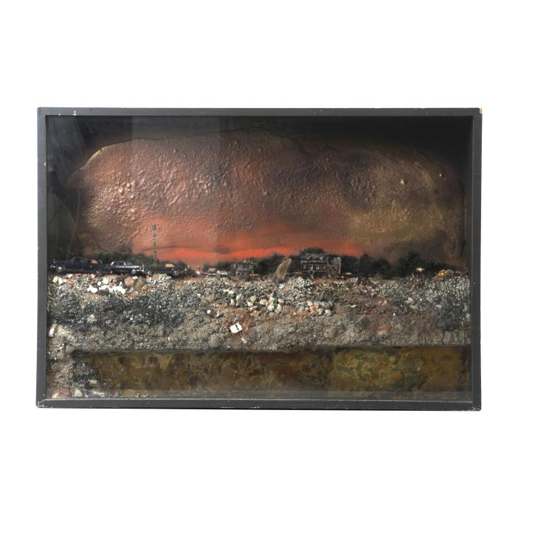 Hauptbild zu Objekt, Assemblage 'Biokinetics at the boss's House after the Act', 1972, H. A. Schult, 138C 850