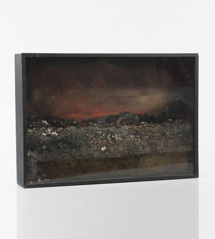 Bild 1 zu Objekt, Assemblage 'Biokinetics at the boss's House after the Act', 1972, H. A. Schult, 138C 850