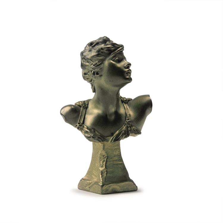 Hauptbild zu Objekt, Bust of a young woman, c1900, Louis-Ernest Barrias, Susse Fr&egrave;res, Paris, 138B 360