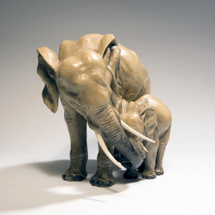 Bild 1 zu Objekt, Elephants, c1902, Goldscheider, Friedrich, Wien (wohl), 138B 569