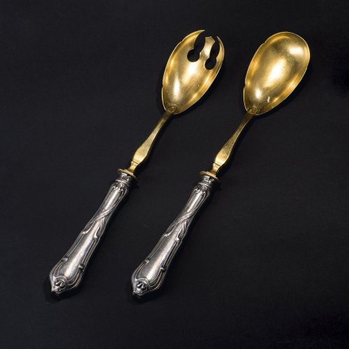 '2600' salad servers, c1900