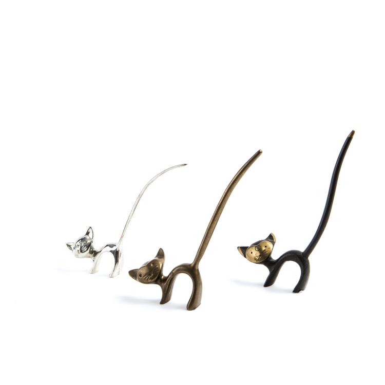 Hauptbild zu Objekt, Three cats, c. 1950, Walter Bosse, Baller, Hertha, Wien, 139B 534