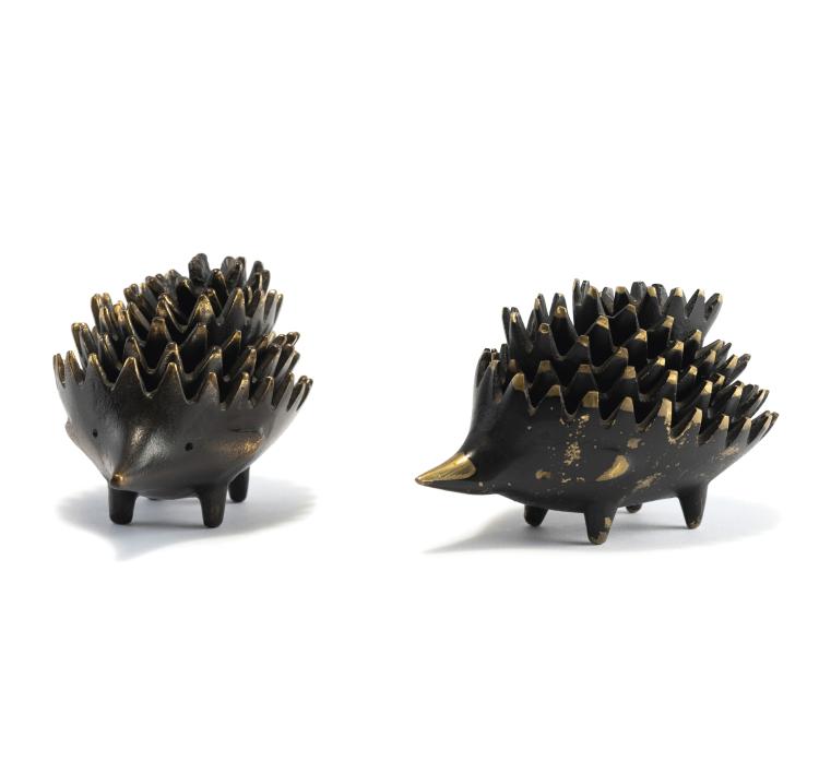 Hauptbild zu Objekt, Two 'Hedgehog' ashtray sets, c. 1965, Walter Bosse, Bosse, Walter, Iserlohn, 139B 542