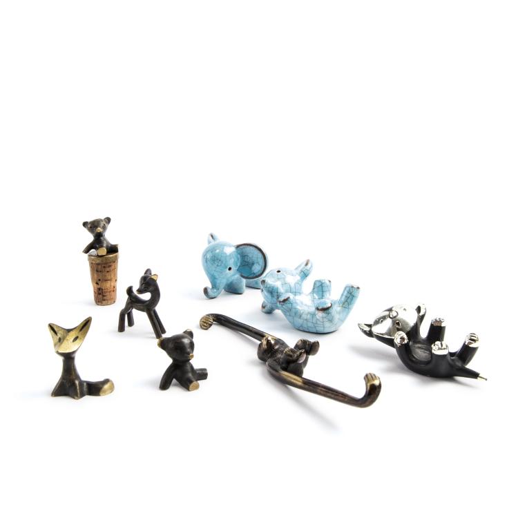 Hauptbild zu Objekt, Animal figurines, 1950-56, Walter Bosse, Baller, Hertha, Wien; Karlsruhe, Majolikamanufaktur, 139B 535