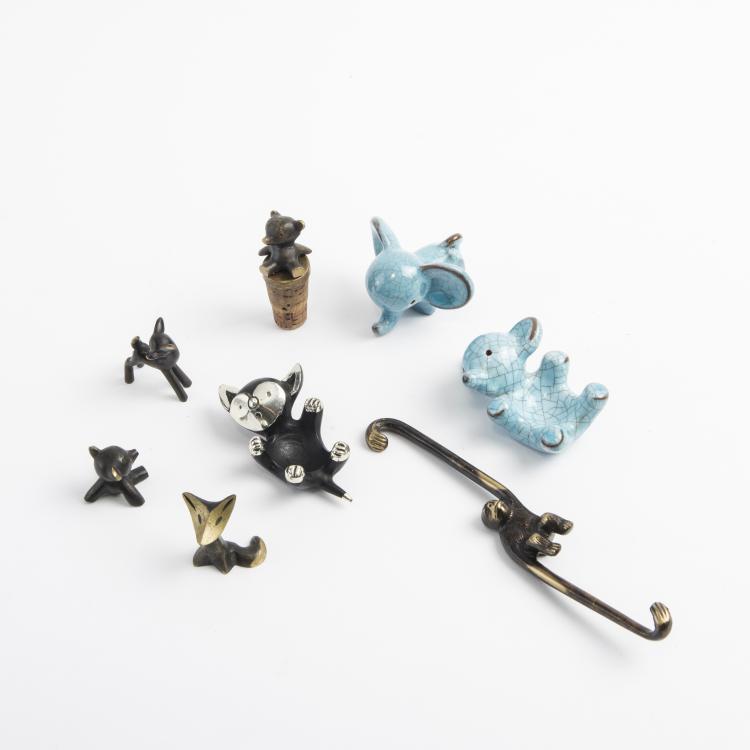 Bild 1 zu Objekt, Animal figurines, 1950-56, Walter Bosse, Baller, Hertha, Wien; Karlsruhe, Majolikamanufaktur, 139B 535