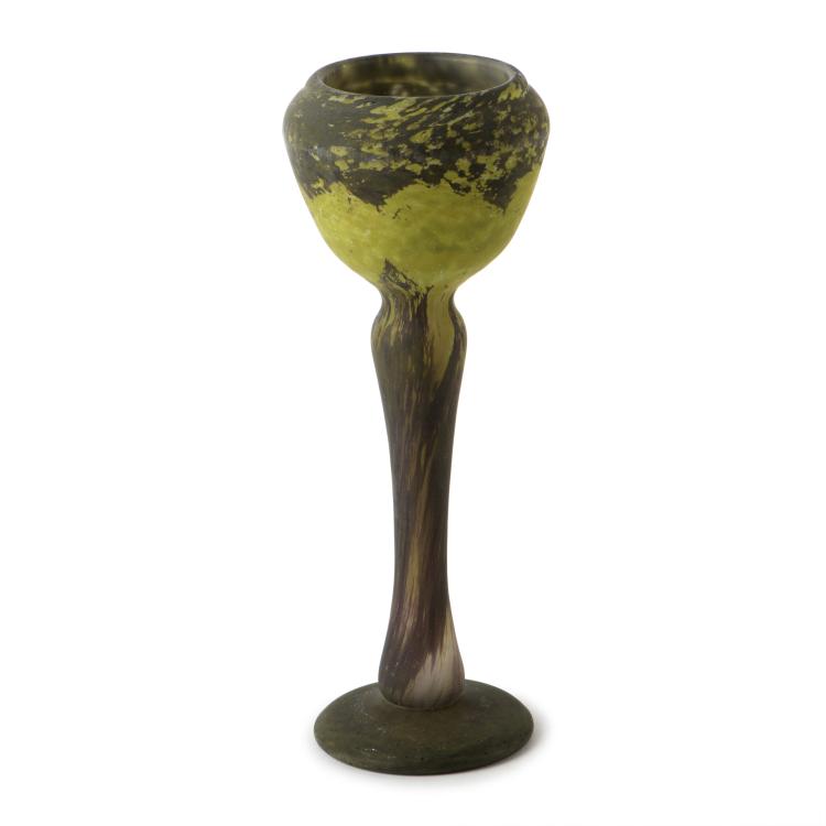 Hauptbild zu Objekt, Goblet, 1910-15, Daum Fr&egrave;res, Nancy, 138B 130
