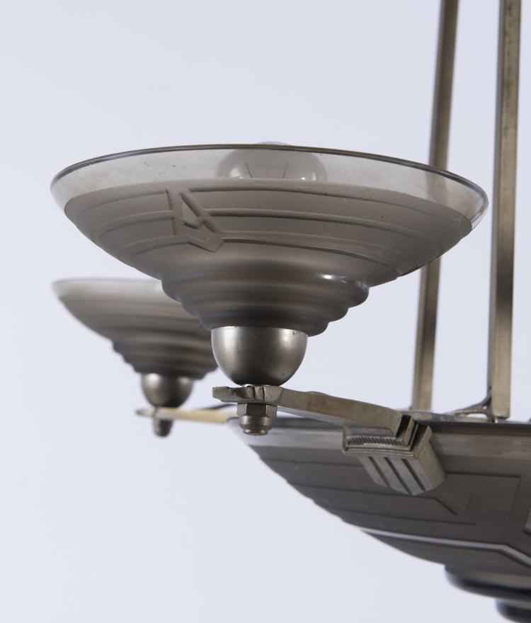 Bild 2 zu Objekt, Ceiling light, c1930, Muller Fr&egrave;res, Lun&eacute;ville, 138B 264