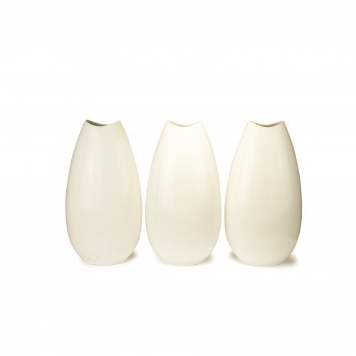 Three tall vases, 1960s