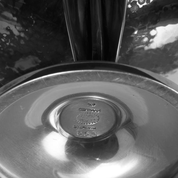 Bild 2 zu Objekt, Footed '665' bowl, 1920s, Gustave Pedersen, Jensen, Georg, Kopenhagen, 138B 675