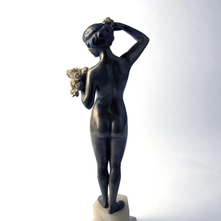 Bild 2 zu Objekt, Girl with flowers, 1920s, Otto Poertzel, 138B 416