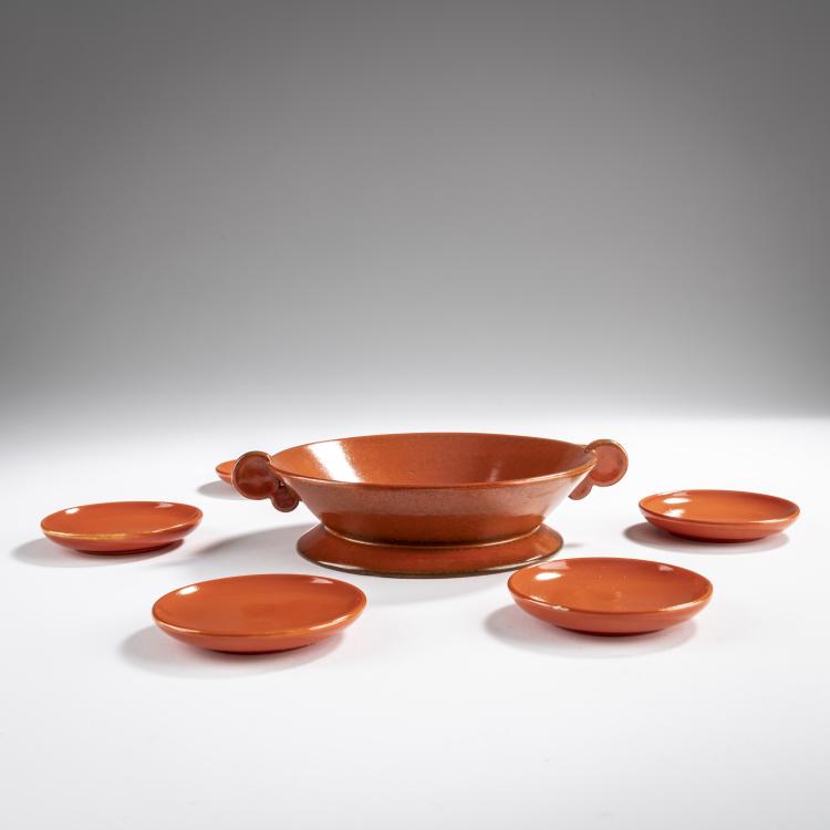 Hauptbild zu Objekt, Doll Service, c. 1930, Margarete Heymann-Loebenstein, Hael-Werkst&auml;tten, Marwitz, 163A 45