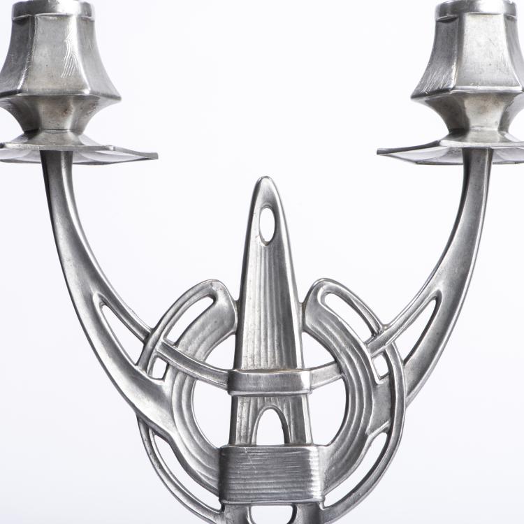 Bild 1 zu Objekt, Two candlesticks, c1902, Albert Reimann, Gerhardi & Cie., L&uuml;denscheid, 138B 640