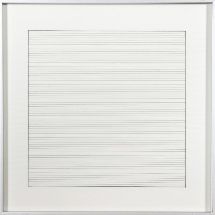 Hauptbild zu Objekt, 'Paintings and drawings 1974-1990', 1991 , Agnes Martin, Stedelijk Museum, Amsterdam; Nemela & Lenzen M&ouml;nchengladbach, 138C 829