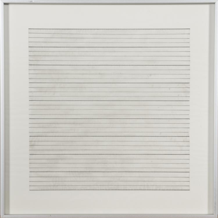 Bild 5 zu Objekt, 'Paintings and drawings 1974-1990', 1991 , Agnes Martin, Stedelijk Museum, Amsterdam; Nemela & Lenzen M&ouml;nchengladbach, 138C 829