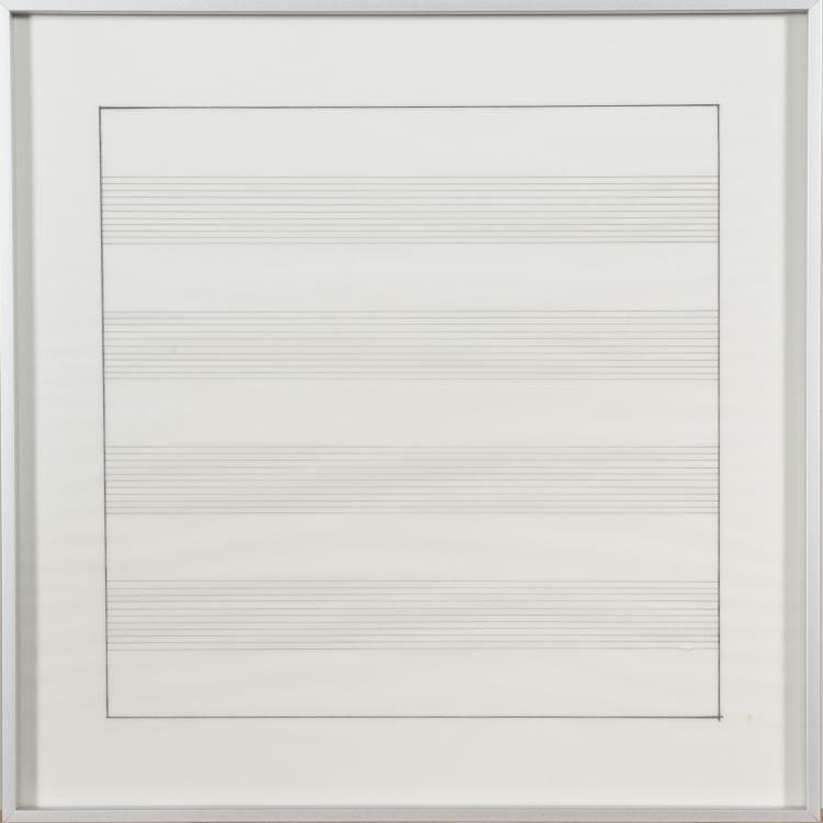 Bild 7 zu Objekt, 'Paintings and drawings 1974-1990', 1991 , Agnes Martin, Stedelijk Museum, Amsterdam; Nemela & Lenzen M&ouml;nchengladbach, 138C 829