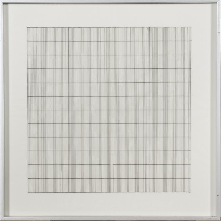 Bild 8 zu Objekt, 'Paintings and drawings 1974-1990', 1991 , Agnes Martin, Stedelijk Museum, Amsterdam; Nemela & Lenzen M&ouml;nchengladbach, 138C 829