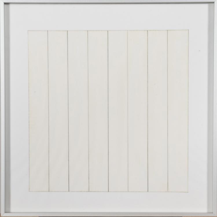 Bild 10 zu Objekt, 'Paintings and drawings 1974-1990', 1991 , Agnes Martin, Stedelijk Museum, Amsterdam; Nemela & Lenzen M&ouml;nchengladbach, 138C 829