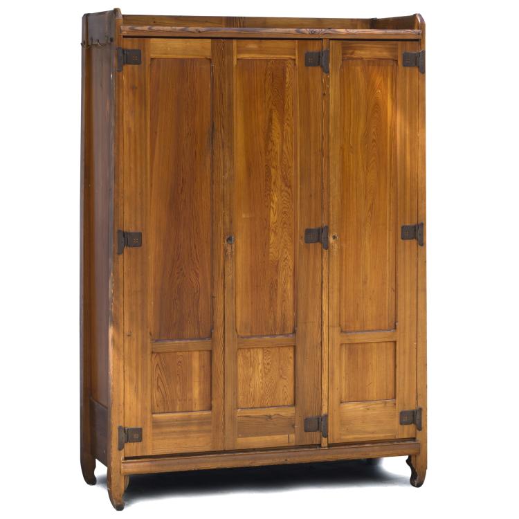 Hauptbild zu Objekt, 'Interior III' wardrobe, 1905, Richard Riemerschmid, Dresdener Werkst&auml;tten, Dresden-Hellerau, 139A 12